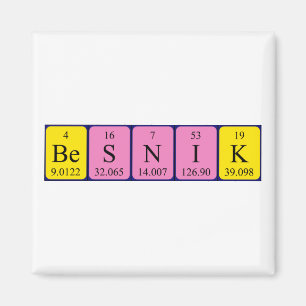 Magnet für den peripheren Tabellennamen in Besnik