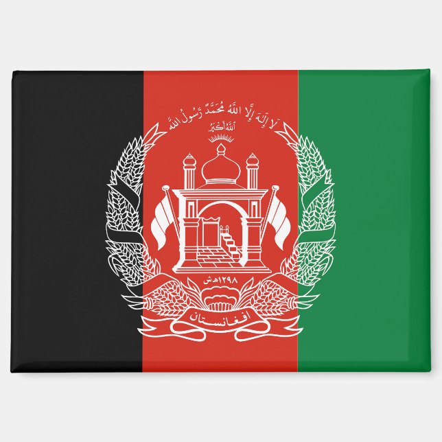 Magnet für die afghanistan-Flagge (Vorderseite)