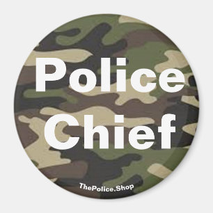 Magnet für die Camouflage des Polizeipräsidenten