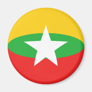 Magnet für die Flagge von Myanmar