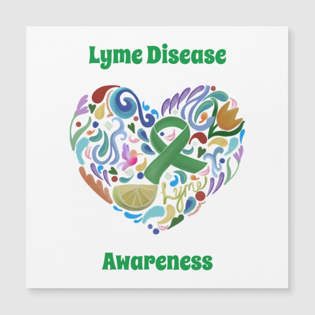 Magnet für die Lyme-Krankheit (Vorderseite)
