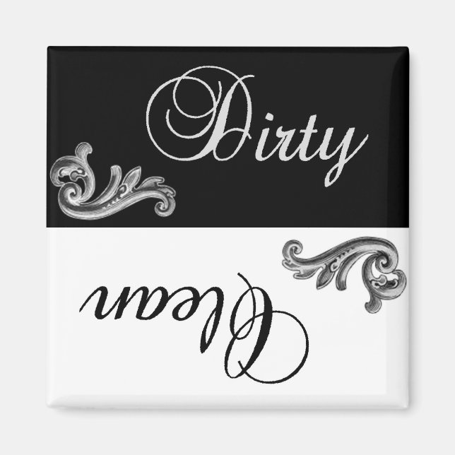 Magnet für elegante Geschirrspüler (Vorne)