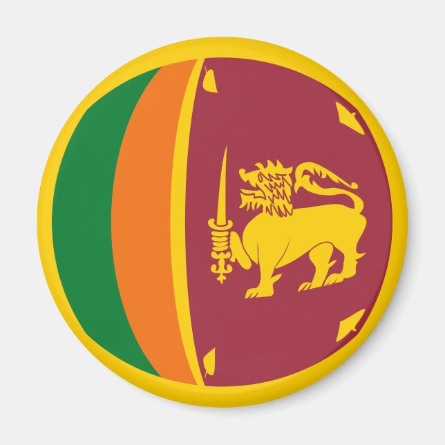 Magnet für Fischereiflaggen in Sri Lanka (Vorne)