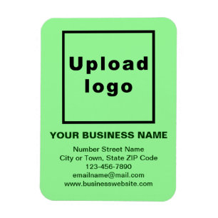 Magnet für flexibles Foto mit hellgrünem Hintergru