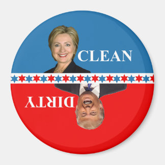 Magnet für Geschirrspüler Clinton Trump