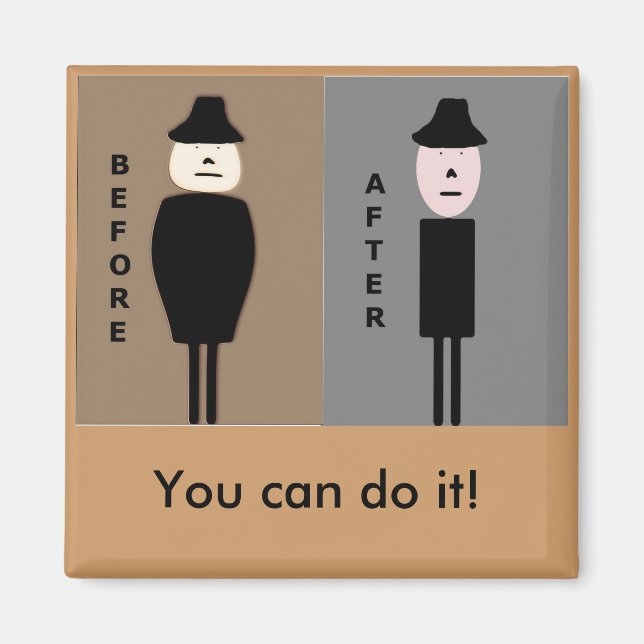 Magnet für Gewichtsverlust (Vorne)