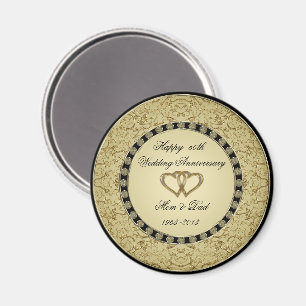 Magnet für Goldene Hochzeit