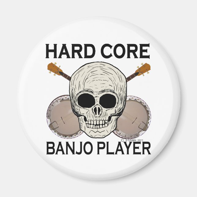 Magnet für Hard Core Banjo Player (Vorne)
