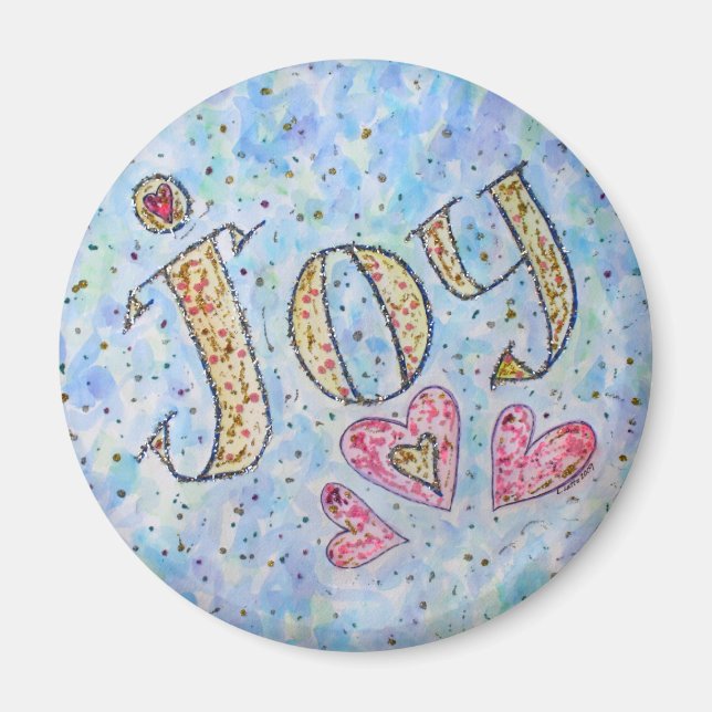 Magnet für Inspirationsworte "Joy" (Vorne)