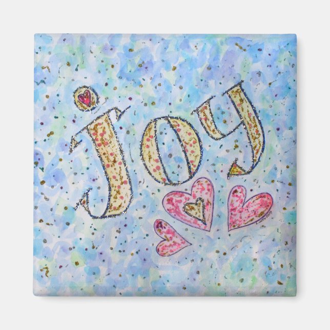 Magnet für Inspirationsworte "Joy" (Vorne)