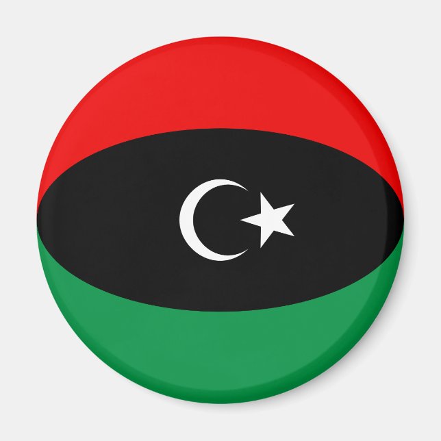 Magnet für libysche Fischflagge (Vorne)