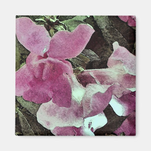 Magnet für lila Aquarellrückzugsdrachen