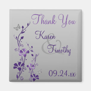 Magnet für lila graue Schmetterlingsblume Gastgesc