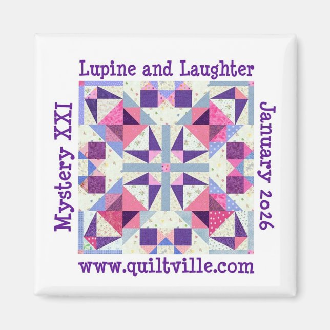 Magnet für Lupine und Lachen (Vorne)