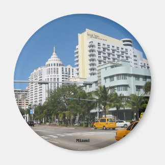 Magnet für Miami Cityscape Kühlschrank