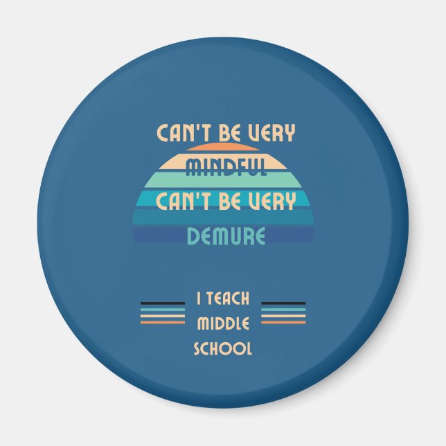 Magnet für Mittelschullehrer (Vorne)