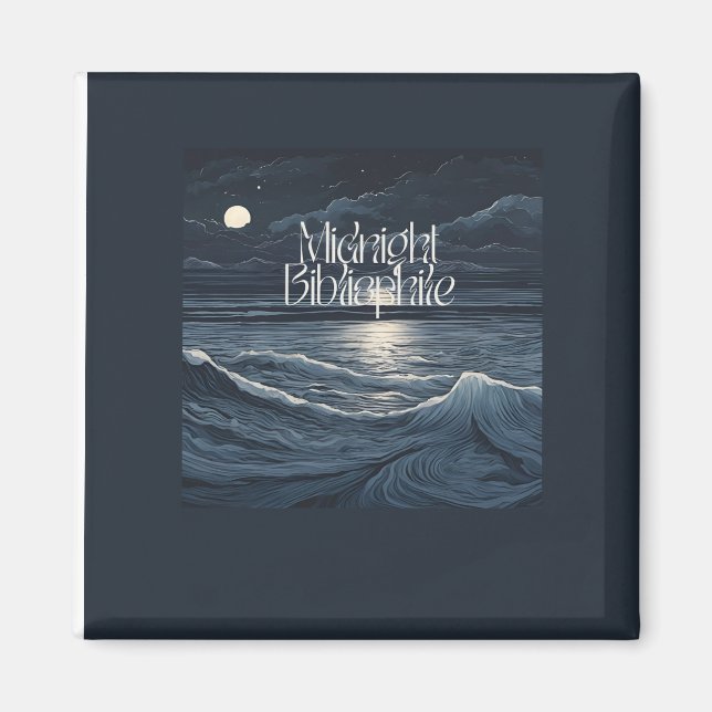 Magnet für Mitternacht-Bibliophile-Logo