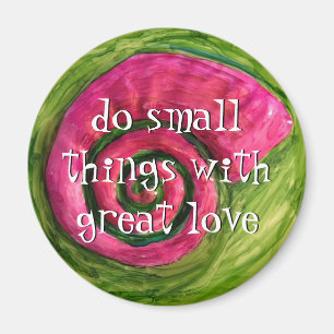 Magnet für motivierend und inspirierende Wörter