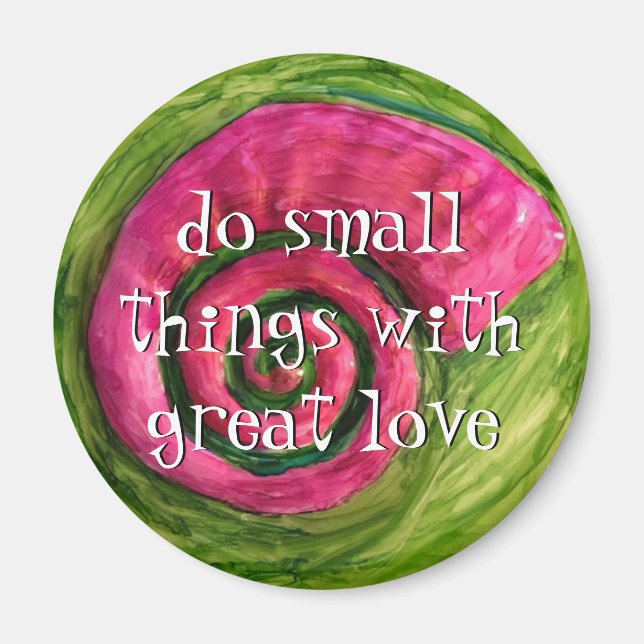 Magnet für motivierend und inspirierende Wörter (Vorne)