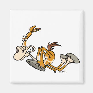 Magnet für Pferde-Power-Cartoon