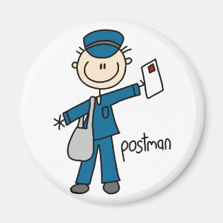 Magnet für Postarbeiter-Strichmännchen