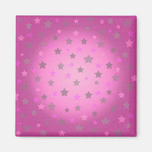 Magnet für rosa und graue Sterne