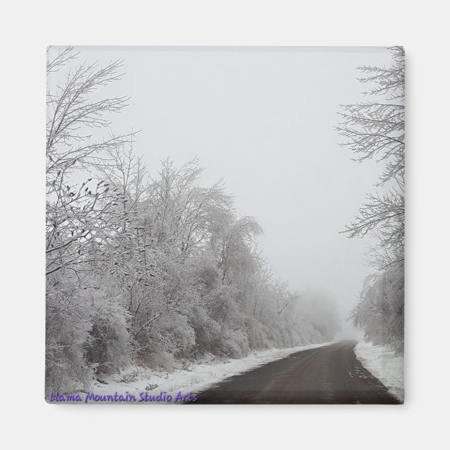 Magnet für Schnee und Eisstraße 1 (Vorne)