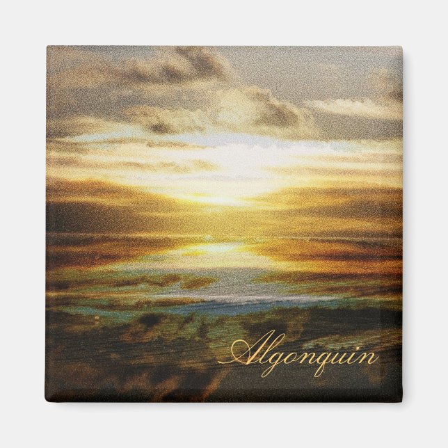 Magnet für Sonnenuntergänge im Algonquin-Park (Vorne)