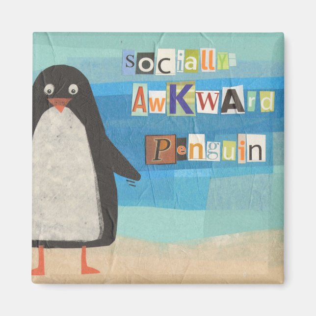 Magnet für sozial Awkward Pinguin (Vorne)