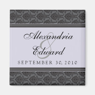 Magnet für Vintage Damask-Lavendel-Gastgeschenk Ho