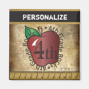 Magnet für Vintage Lehrer