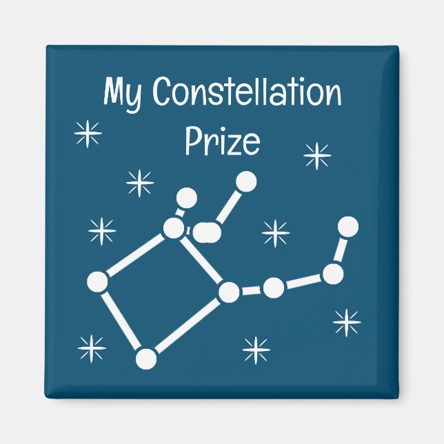 Magnet-Gastgeschenk des Constellation Prize Magnet (Vorne)