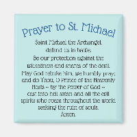 Magnet Gebet zu Heiligen Michael der Erzengel Gesc