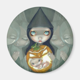 Magnet "Geboren von einem Kürbis"