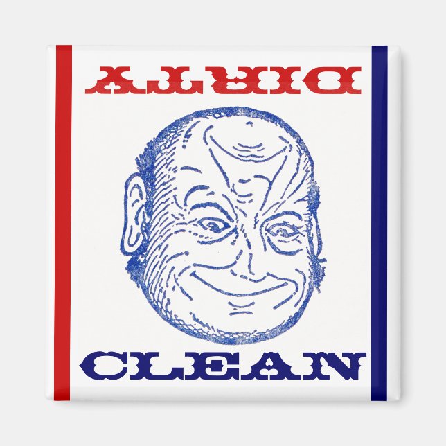 Magnet Geschirrspüler Butler Saubere Dirty optisch (Vorne)