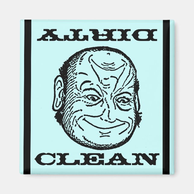 Magnet Geschirrspüler Mann Morph Clean Dirty o Ill (Vorne)