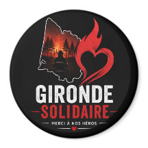 Magnet "Gironde Solidarity 2026" – Danke an unsere