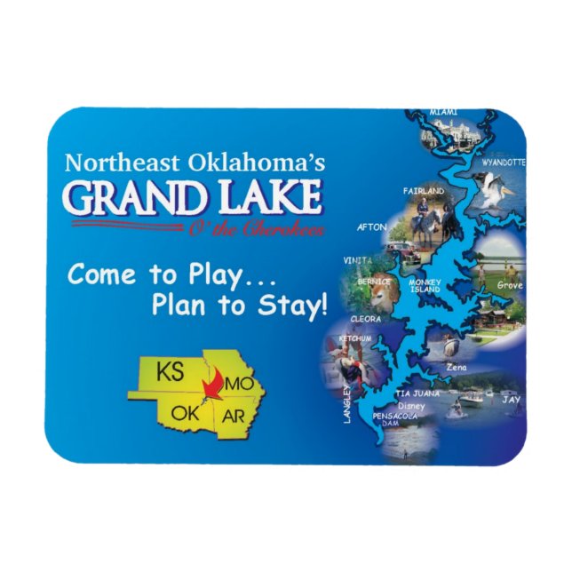 Magnet Grand Lake Oklahoma (Horizontal)