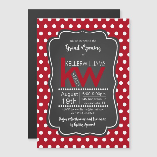 MAGNET Grand Opening Open House Einladung (Vorne/Hinten)