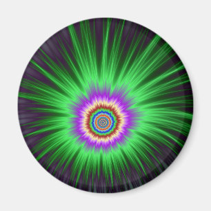 Magnet Green Star Burst