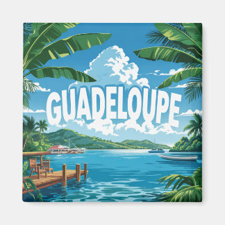 Magnet Guadeloupe Lagon Tropical | Magnet