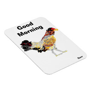 Magnet / Guten Morgen Hühnchen