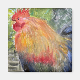 Magnet - Hahn-/Huhn-Kunst