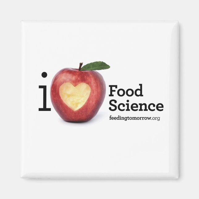 Magnet "I Heart Food Science" (Vorne)