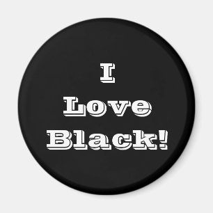 Magnet I Liebe Black