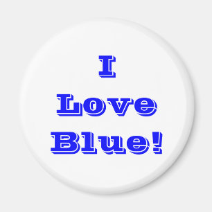 Magnet I Liebe Blue