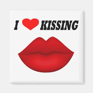 Magnet I Liebe Kissing