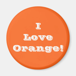 Magnet I Liebe Orange