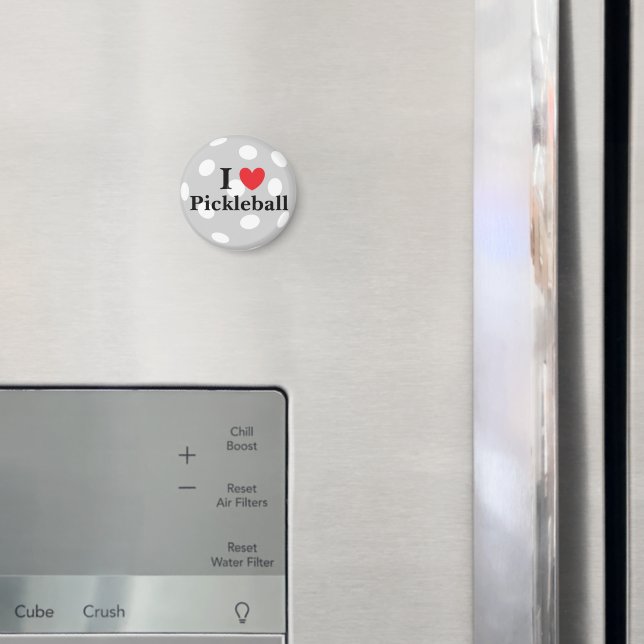 Magnet "I Liebe Pickleball" (In Situ (Kühlschrank))
