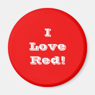Magnet I Liebe Red